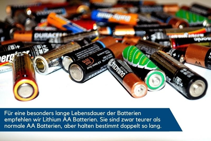 Batterien-Auswahl für elektronische Türschlösser